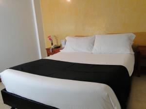 Postel nebo postele na pokoji v ubytování Hotel Esmeralda Plaza