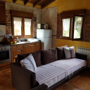 Küche/Küchenzeile in der Unterkunft Carroceu Rural