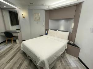Letto o letti in una camera di 微光宿 LIGHt