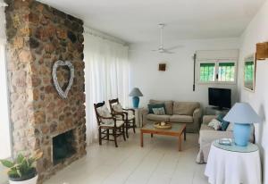 A seating area at Casa Playa