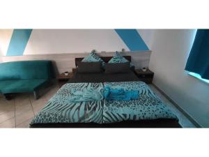 Postel nebo postele na pokoji v ubytování Blue Sea Vir Apartments