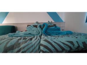 Postel nebo postele na pokoji v ubytování Blue Sea Vir Apartments
