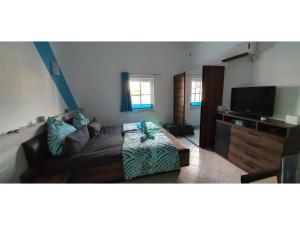 Kuchyň nebo kuchyňský kout v ubytování Blue Sea Vir Apartments