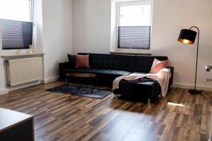 Posezení v ubytování Schöne Ferienwohnung in Oberkotzau am Fichtelgebirge
