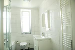 Koupelna v ubytování Schöne Ferienwohnung in Oberkotzau am Fichtelgebirge