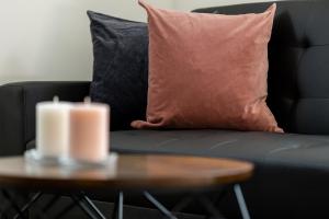 Posezení v ubytování Schöne Ferienwohnung in Oberkotzau am Fichtelgebirge