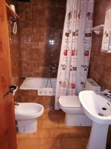 Koupelna v ubytování Casa Cartujet