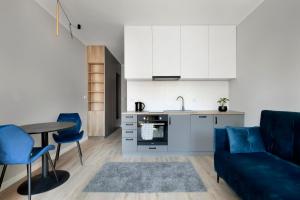 Køkken eller tekøkken på Golden Apartments