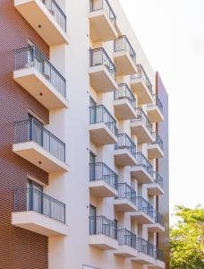 El edificio en el que está el hotel