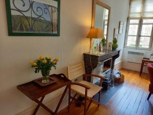 Posezení v ubytování Beaune City Suite