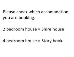 a screenshot of a text box with a beacon house and a bedroom house at North Shire in Liverton