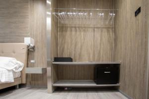 Koupelna v ubytování Hotel Tre Ville