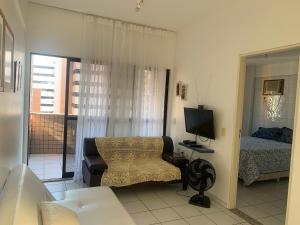 Zona de estar de Apartamento Praia de Pajucara