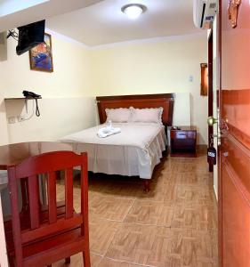 Hotel Ventura Isabel客房内的一张或多张床位