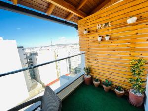 Balkon oz. terasa v nastanitvi Zen Apartment in the center of Tangier