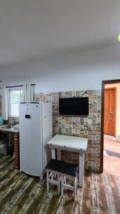 Kuchyň nebo kuchyňský kout v ubytování Pousada Sombrero