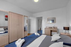 Posteľ alebo postele v izbe v ubytovaní Apartment Ivo Makarska