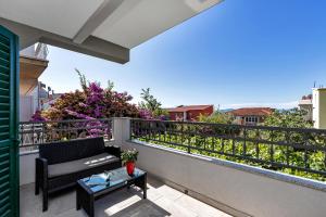 Balkón alebo terasa v ubytovaní Apartment Ivo Makarska