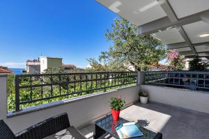 Balkón alebo terasa v ubytovaní Apartment Ivo Makarska