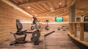 Fitness centrum a/nebo fitness zařízení v ubytování Hotel Malerhaus