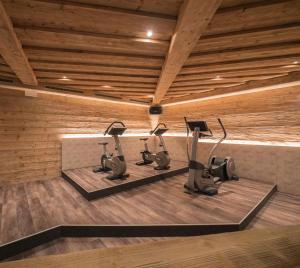 Fitness centrum a/nebo fitness zařízení v ubytování Hotel Malerhaus