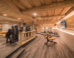 Fitness centrum a/nebo fitness zařízení v ubytování Hotel Malerhaus