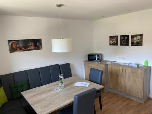 Kuchyň nebo kuchyňský kout v ubytování Appartement Bär