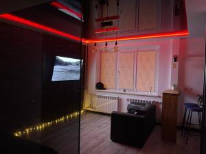 TV a/nebo společenská místnost v ubytování Narva City
