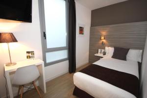Postel nebo postele na pokoji v ubytování Hotel BESTPRICE Diagonal