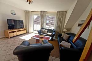 TV a/nebo společenská místnost v ubytování ... die Ostsee direkt vor der Tür