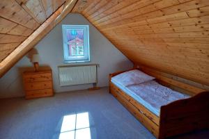 Postel nebo postele na pokoji v ubytování ... die Ostsee direkt vor der Tür