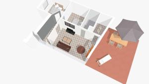 Plán poschodí v ubytovaní Casa Lola - Terraza panorámica en el centro del pueblo