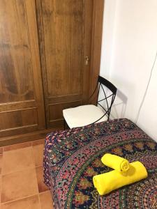 Posteľ alebo postele v izbe v ubytovaní Isleta apartamento con terraza, vistas y WIFI
