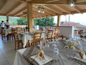 Restoran või mõni muu söögikoht majutusasutuses Casa Vacanze Primula palinuri
