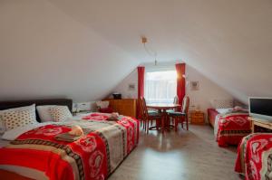 Ένα ή περισσότερα κρεβάτια σε δωμάτιο στο Gästehaus Harzluft / Gruppenferienhaus +60 φωτογραφίες