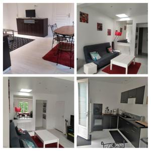 Η κουζίνα ή μικρή κουζίνα στο TY SAM Bretagne - Bel appartement maison RDC Terrasse T3-T4 proche plages et commerces