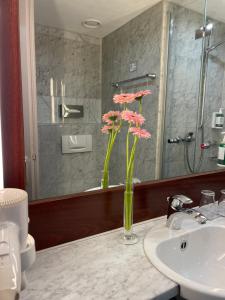 Koupelna v ubytování Cityhotel Kaiser Karl Aachen