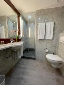 Koupelna v ubytování Cityhotel Kaiser Karl Aachen