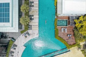an overhead view of a swimming pool in a house at The Chill Resort and Spa, Koh Chang in Ko Chang