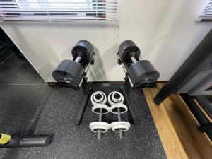 Fitness centrum a/nebo fitness zařízení v ubytování ZONK HOTEL Hakata