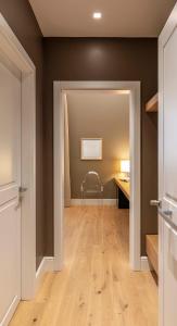 Łóżko lub łóżka w pokoju w obiekcie BSJ15-Borgo San Jacopo Room