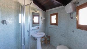 Koupelna v ubytování Hotel Villa Bonelli