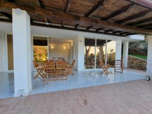 Патио или другая зона на открытом воздухе в Residence Cala Silente