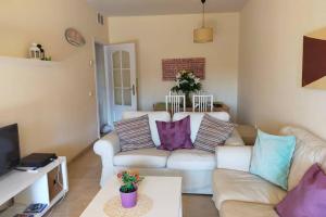Posezení v ubytování Apartamento primera línea de playa costa del sol