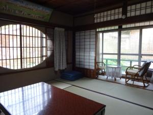 Posezení v ubytování Ryokan Uemura