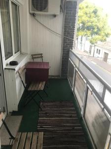Balkón nebo terasa v ubytování Hív-Lak Apartman