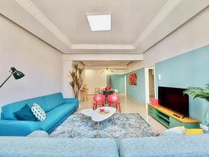 Posedenie v ubytovaní Aromas Suites Apartments