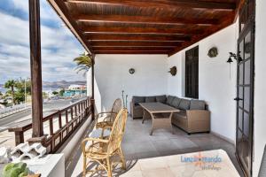 Balkon lub taras w obiekcie Vivienda Vacacional Timanfaya