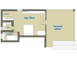 Půdorys ubytování Blue Sea Vir Apartments