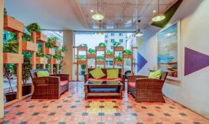 Posezení v ubytování Treebo Iris Suites
